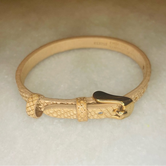 Fossil Embossed Leather Bracelet B1424 - Picture 2 of 4